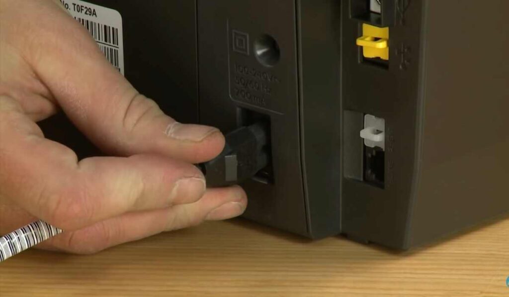 connect your HP printer with the power outlet