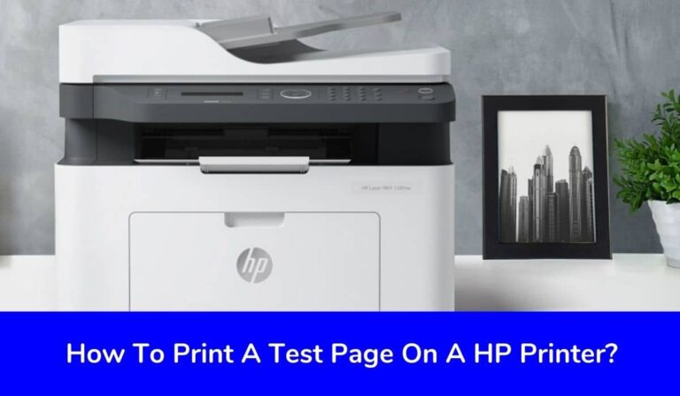 print a test page hp printer