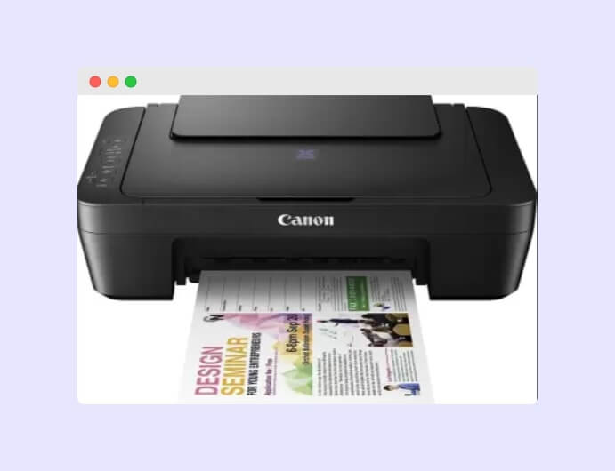 Print a Test Page on a Canon Printer